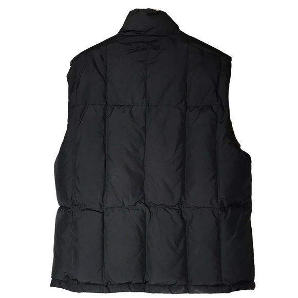 Eddie Bauer Down Vest Jacket Reversible Striped Pattern Warm Coat Men's Large - Picture 6 of 12